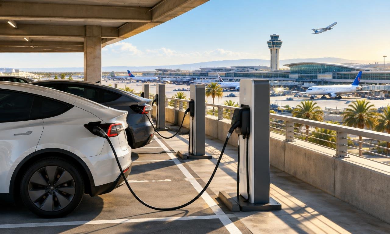 EV Charging at San Jose Airport (SJC): Where to Charge While You Fly