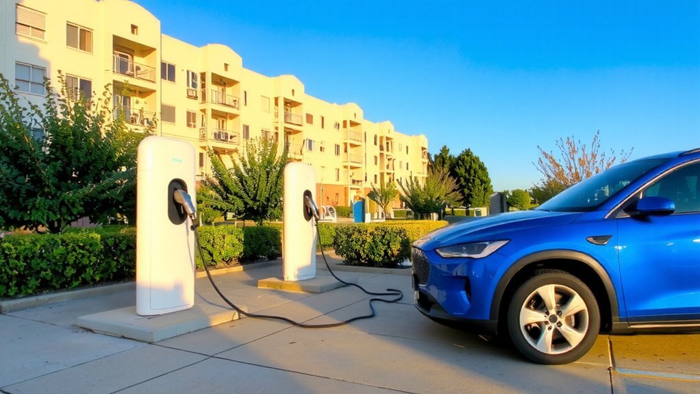 apartment and condo electric vehicle chargers