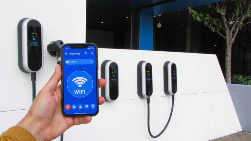 app controlled wifi ev chargers