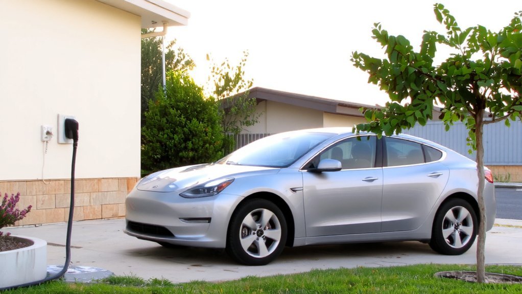 electric car regular outlet charging