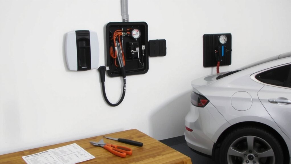 electrical service load calculations charger requirements