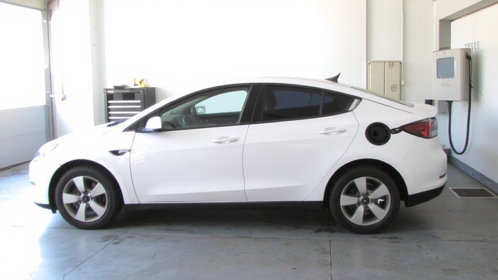 garage electric vehicle charger installation