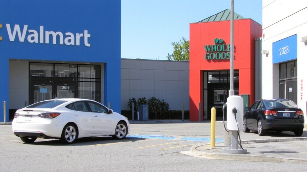 retail stores electric vehicle charging