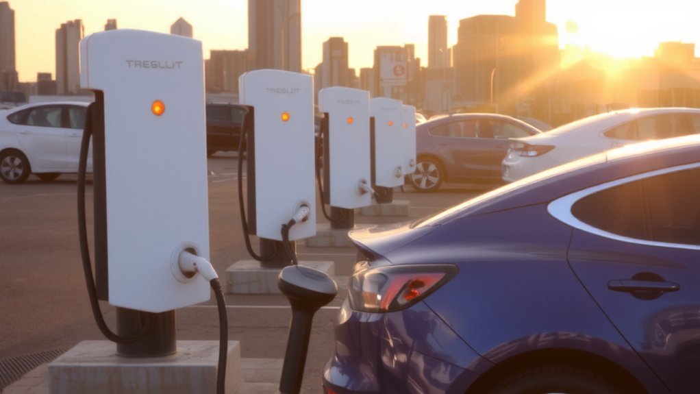 tesla leads dc charging