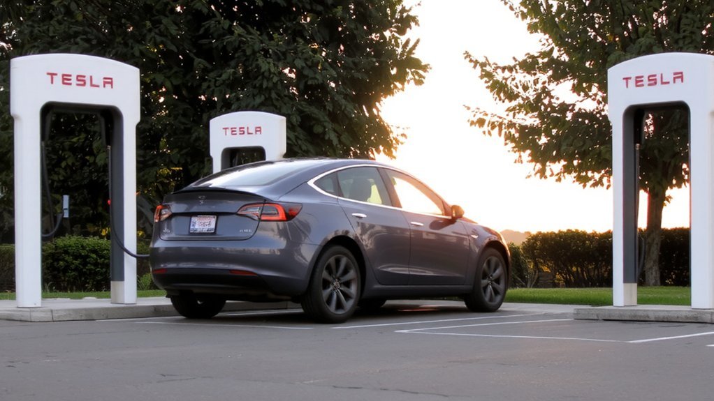 tesla s fast electric charging