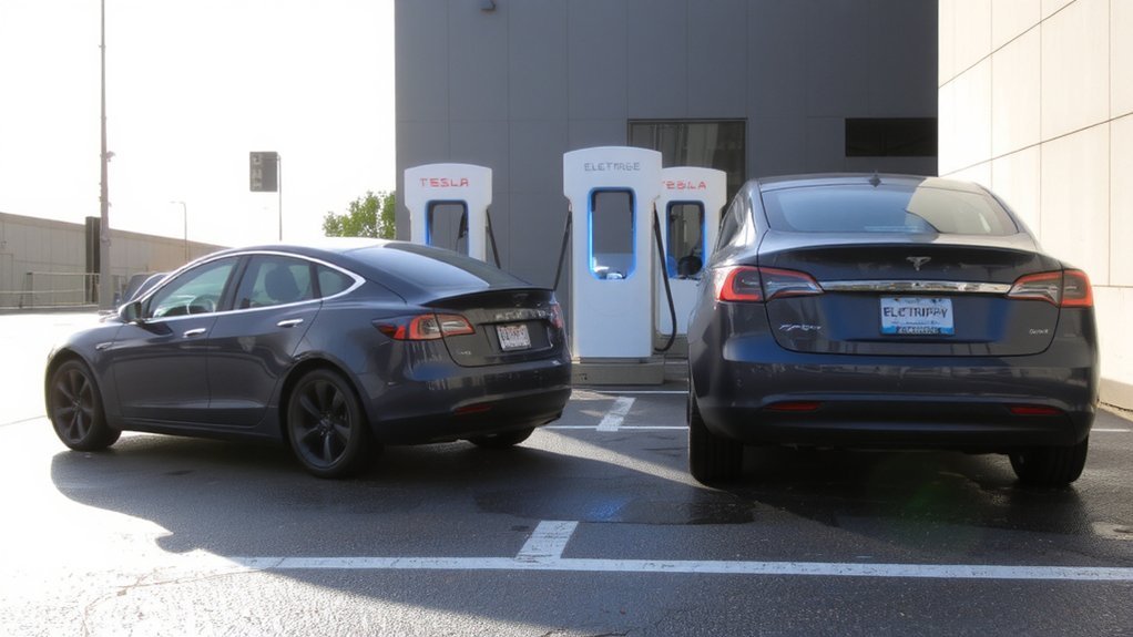 tesla supercharger vs electrify america comparison