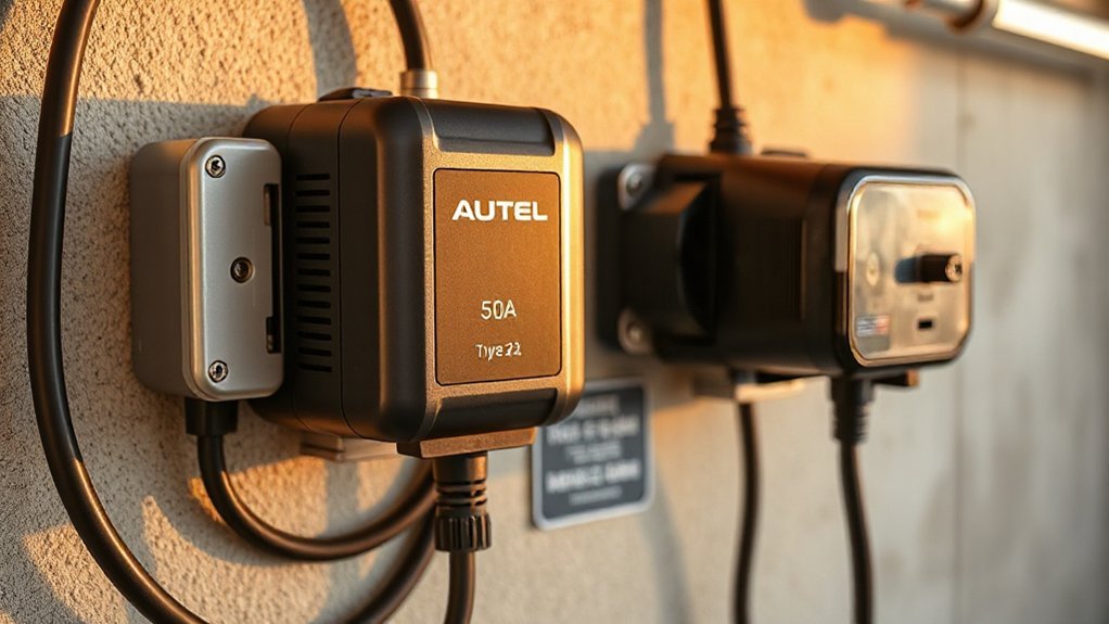 adjustable 50a weather sealed evse