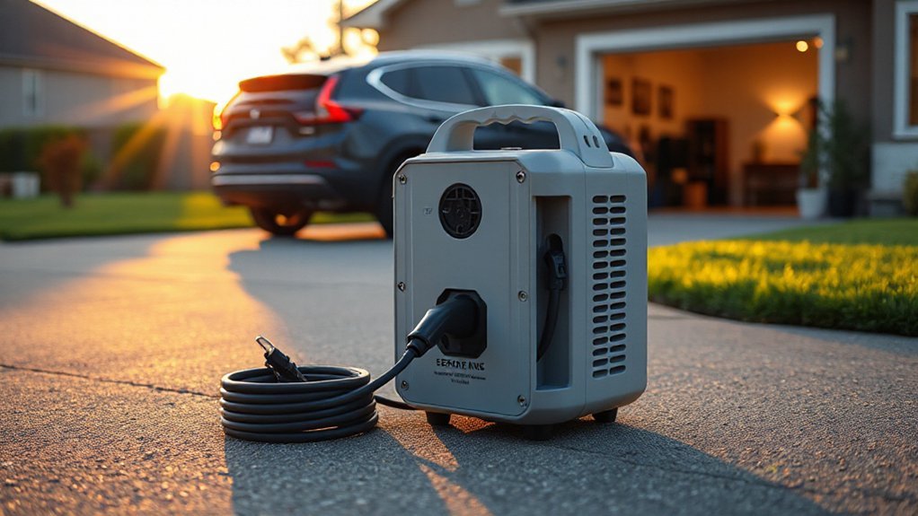 Portable Ev Charger Level 2 certified evse safety features