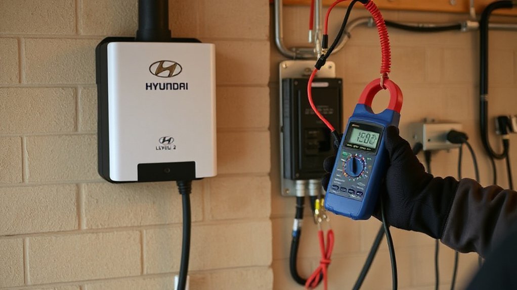 Hyundai Level 2 Charger dedicated 240v branch circuit