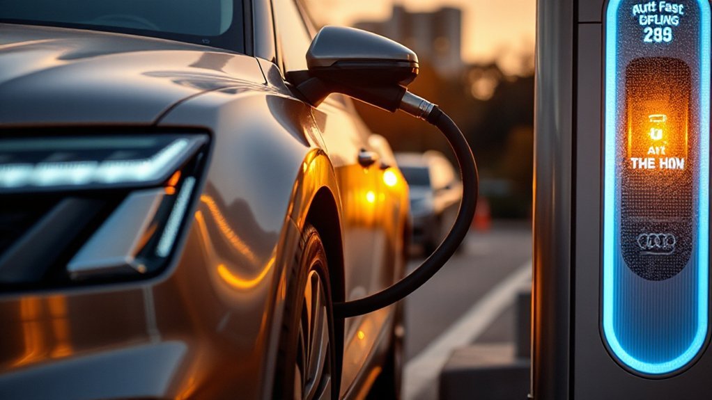 e tron charging power limits