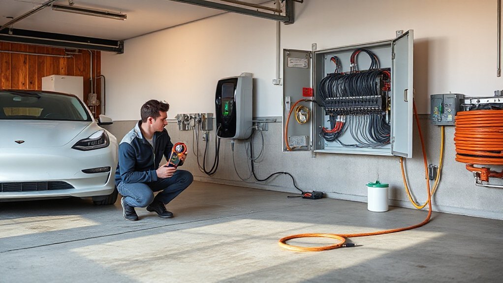 Can You Put Electric Car Charger in Garage ev load capacity compliance