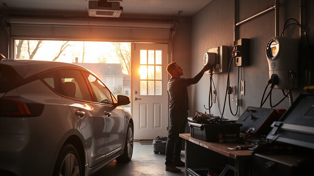 garage ev charger installation