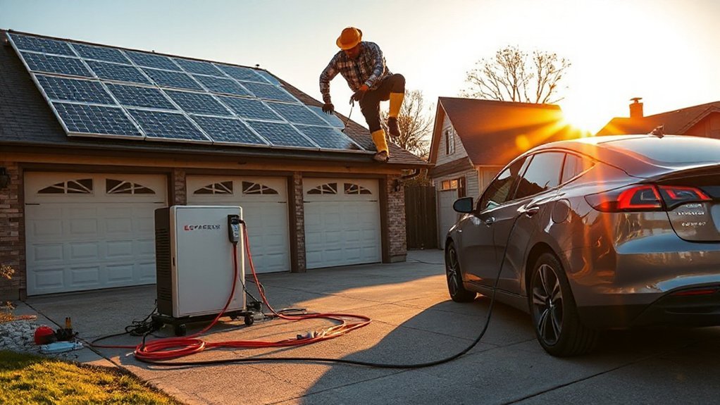 home solar ev charging