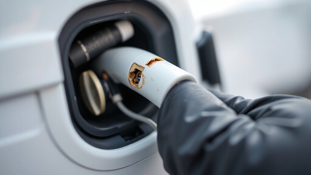 inspect charger cable connector