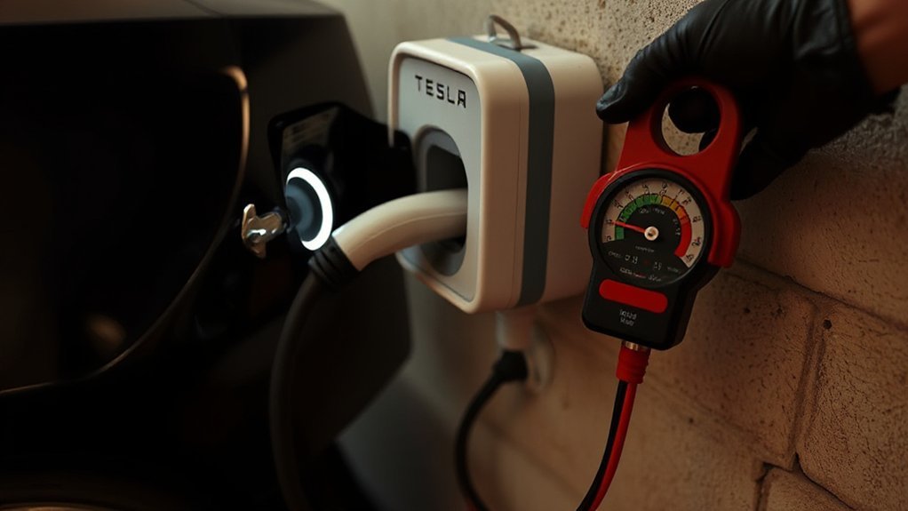 lower charging current to stabilize