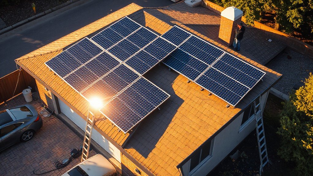 miles to solar panels