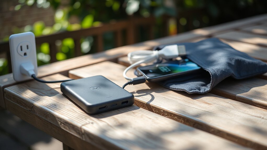 PORTABLE & MOBILE CHARGING moderate charge avoid heat