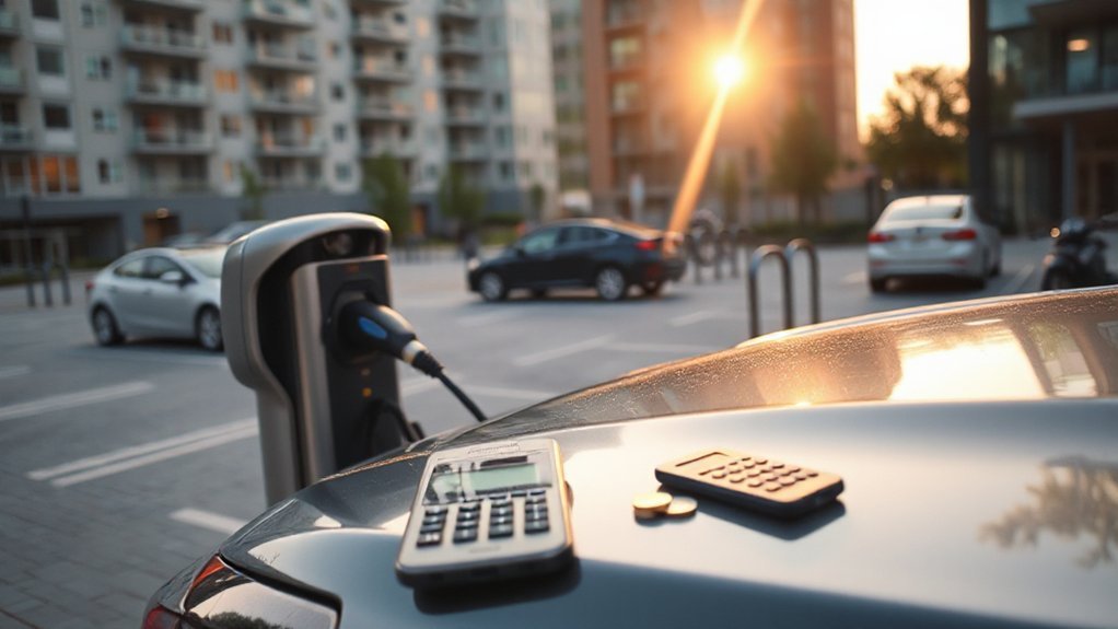 monthly ev charging costs