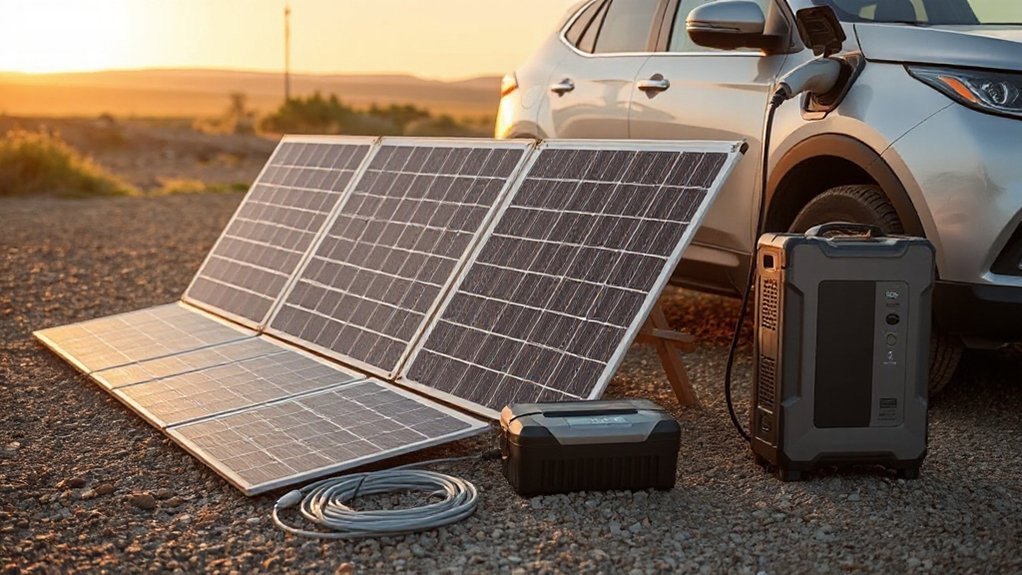 Portable Solar Panels for Ev Charging mppt integrated power chain