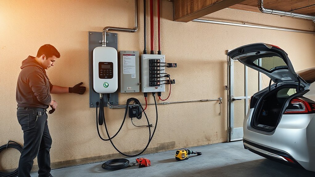 Garage EV Charger Installation: Requirements, Cost & Process nec compliant future proof evse installation