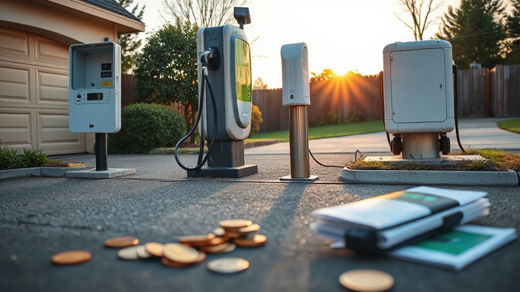 SPECIALTY Ev CHARGERS & BRANDS permitting utility civil costs