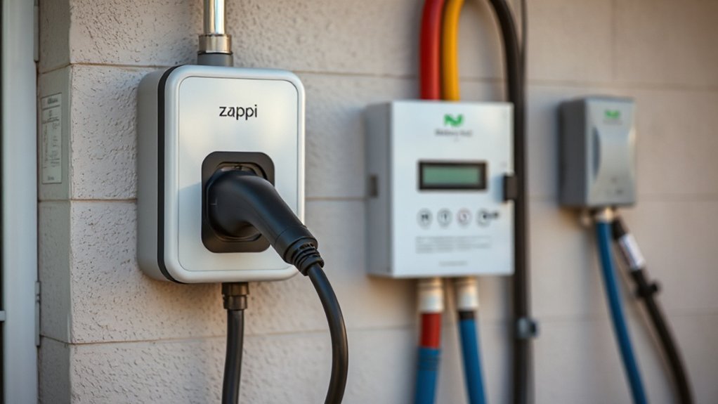 Zappi Ev Charger phase selection determines capacity