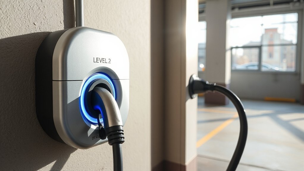 pilot controlled 240v ac charging