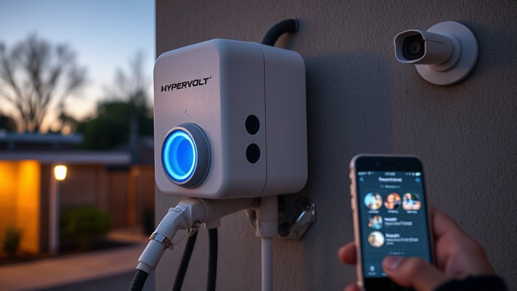 secure cloud connected ev charger