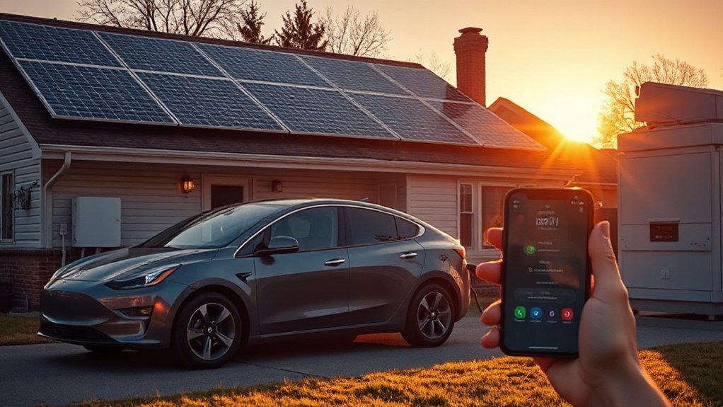 solar battery tou ev charging