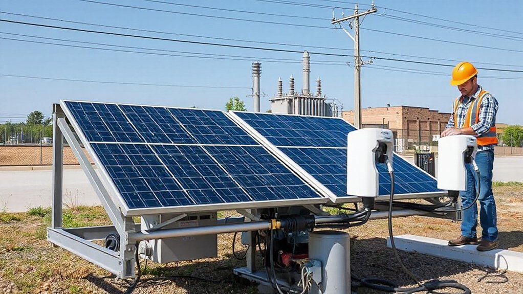 Solar Power Charging Station stamped engineered interconnection process