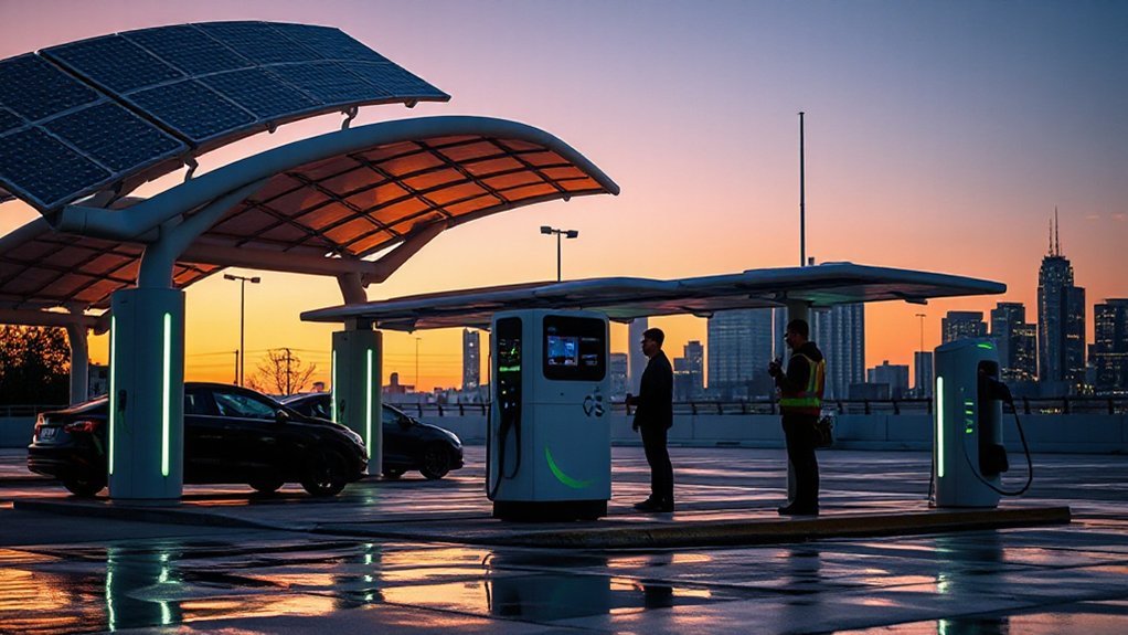 Solar Power Charging Station standards based solar ev charging