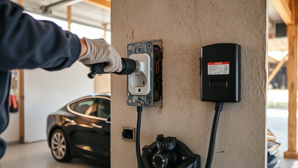 tesla 240v installation costs