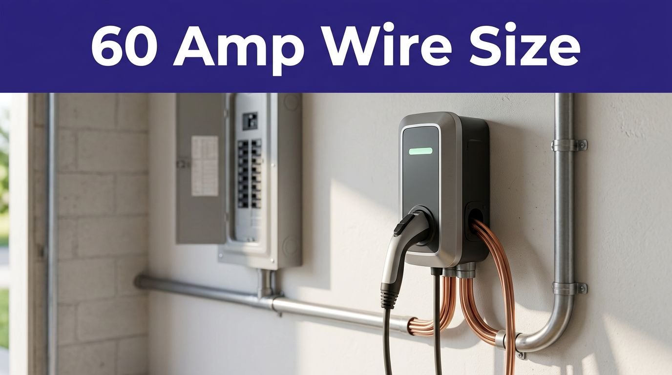 60 Amp Wire Size for a Home EV Charger