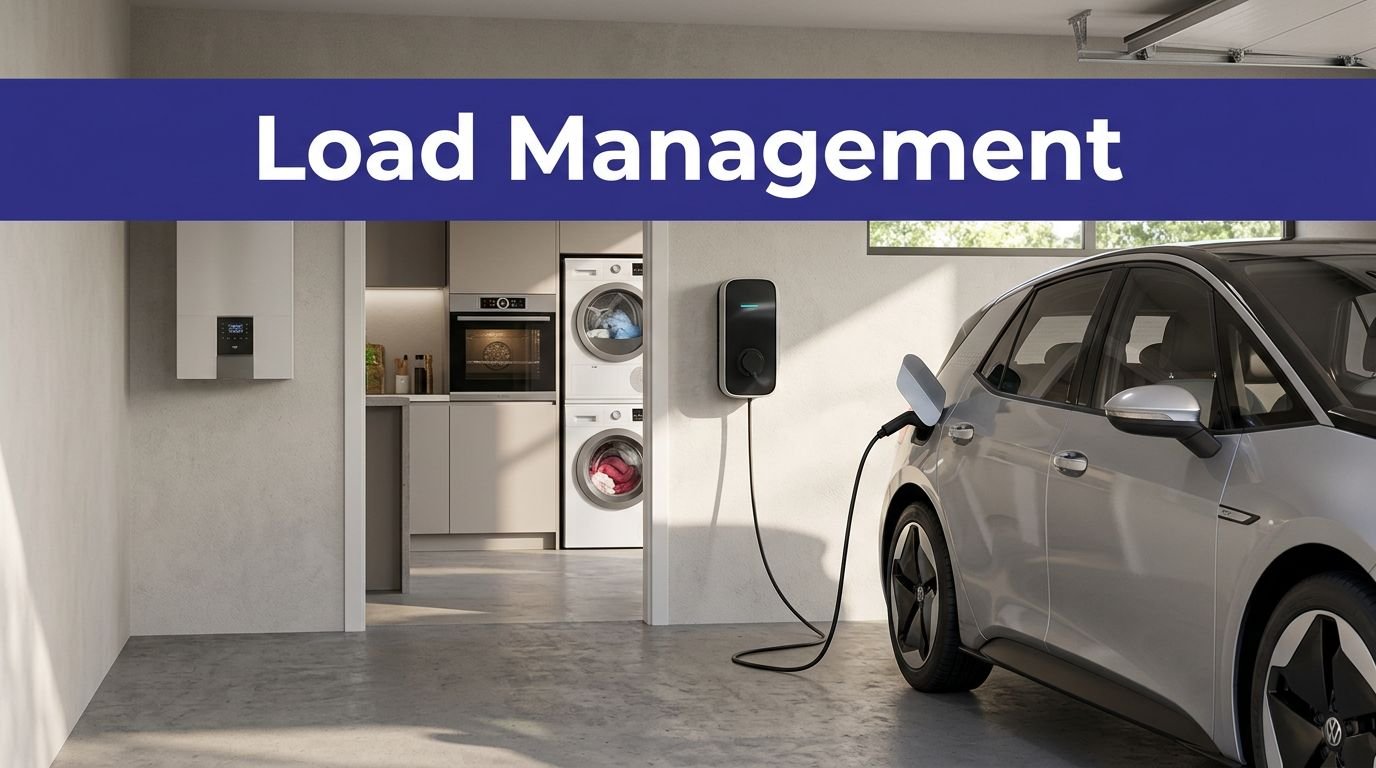 EV Charger Load Management Without a Panel Upgrade