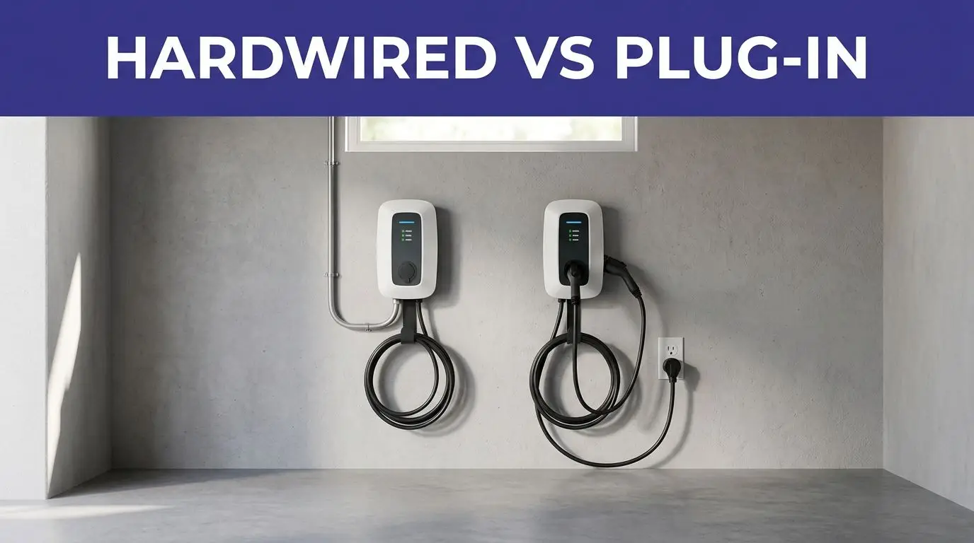 Hardwired vs Plug-In EV Chargers Explained