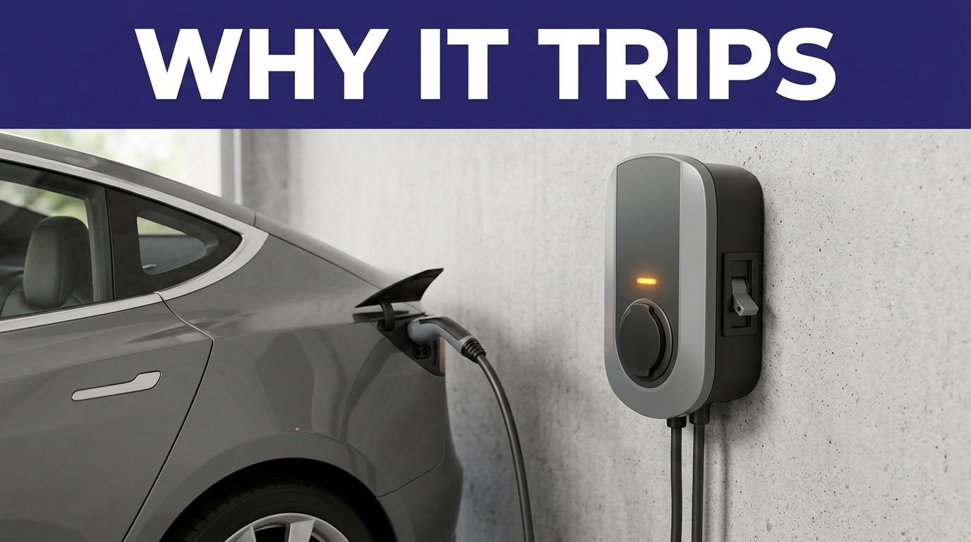 Why EV Charger GFCI Breakers Keep Tripping